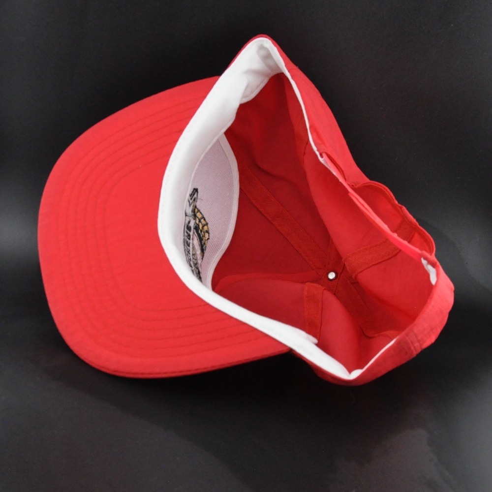 MPM Array Snapback Hat OSFA Red Excellent Western Canadian Beef Packers Nylon - Picture 3 of 4